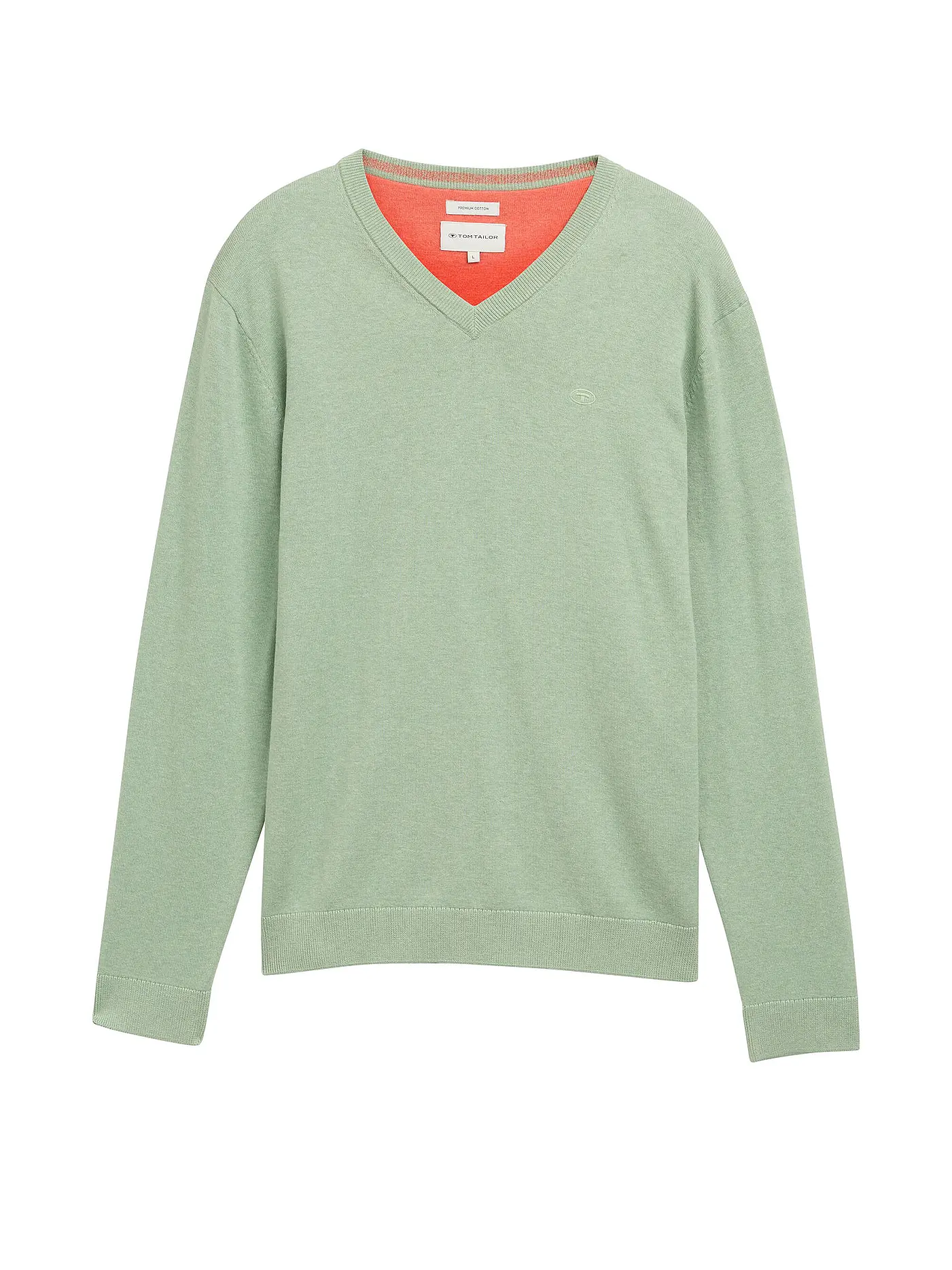 TOM TAILOR | Pullover | hellgrün